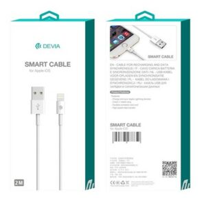 Devia cable Smart USB/Lightning 2m 2,1A White