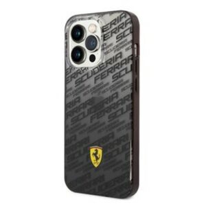 Ferrari Gradient Allover Zadní Kryt pro iPhone 14 Pro Max Black