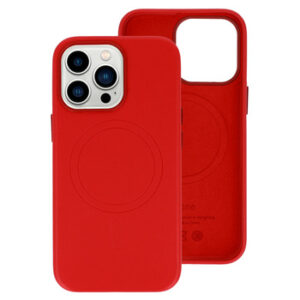 MAGSAFE LEATHER CASE IPHONE 14 Pro Max Red