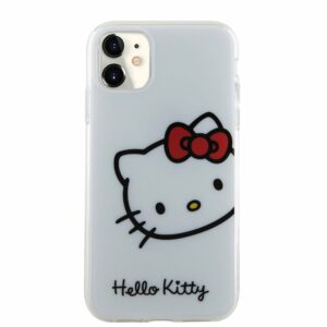Hello Kitty IML Head Logo Zadní Kryt pro iPhone 15 Pro Max White